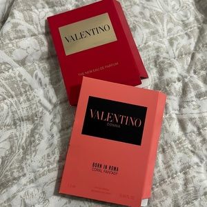 Valentino Donna Born in Roma Coral Fantasy and The New Perfume Sample Set 1.3mL